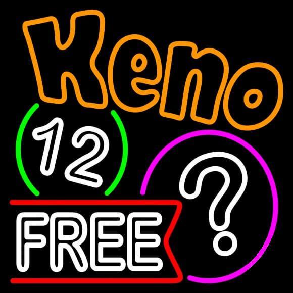 Keno 12 Free Neon Sign